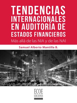 cover image of Tendencias internacionales en auditoría de estados financieros